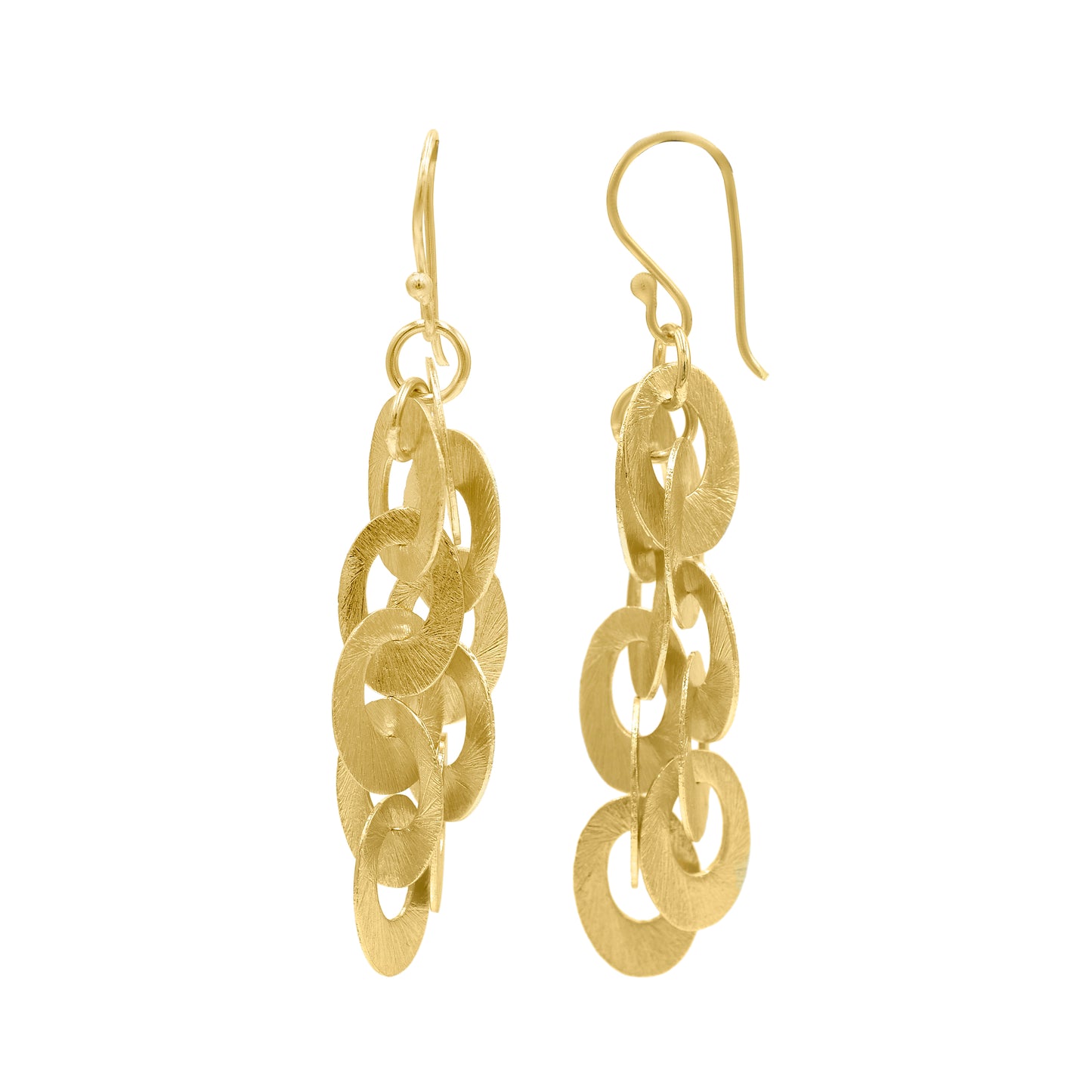 Double Strings Hook Earrings