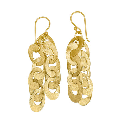 Double Strings Hook Earrings