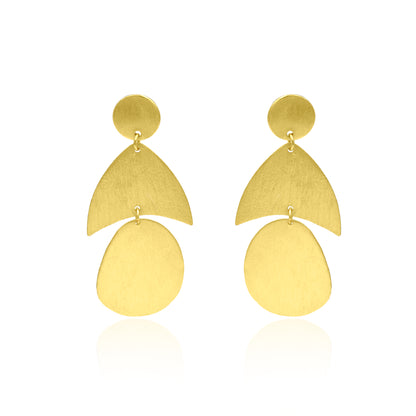 Pear Huggie Stud Earrings