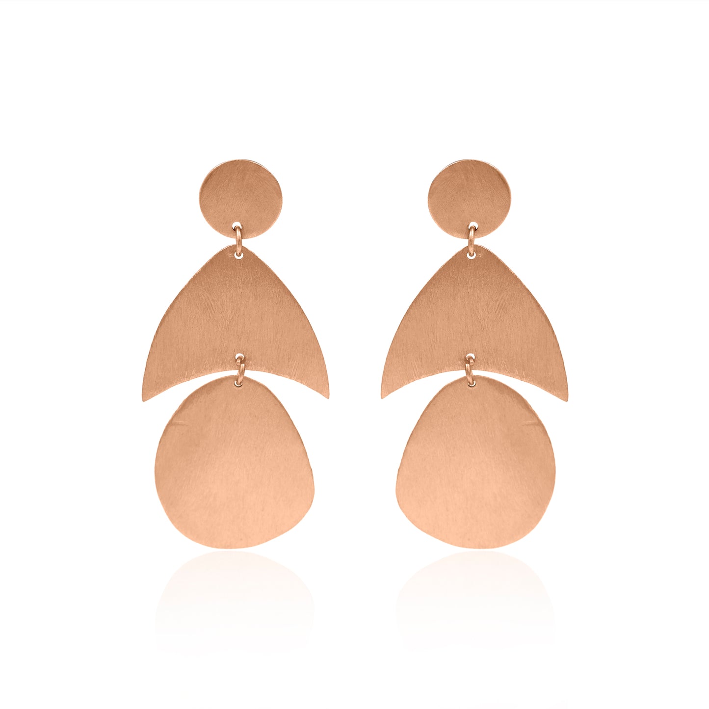 Pear Huggie Stud Earrings