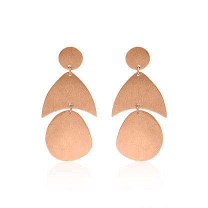 Pear Huggie Stud Earrings