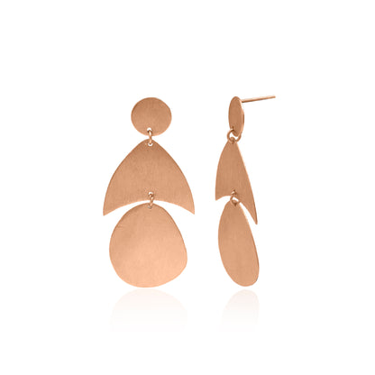 Pear Huggie Stud Earrings