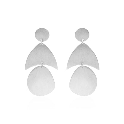 Pear Huggie Stud Earrings