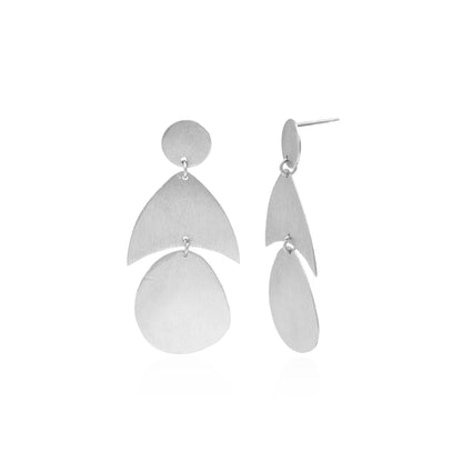 Pear Huggie Stud Earrings