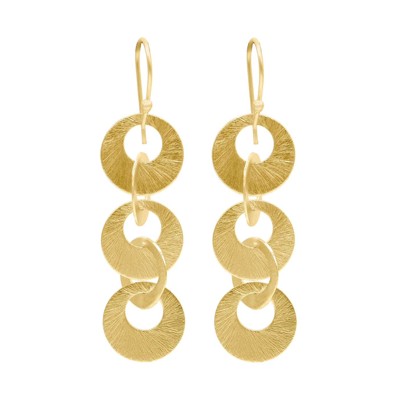 Circle Link Hook Earrings