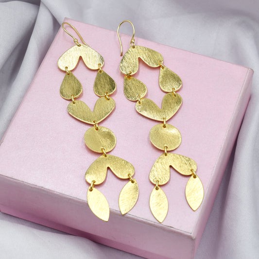 Leafy Symphony Hook Earrings