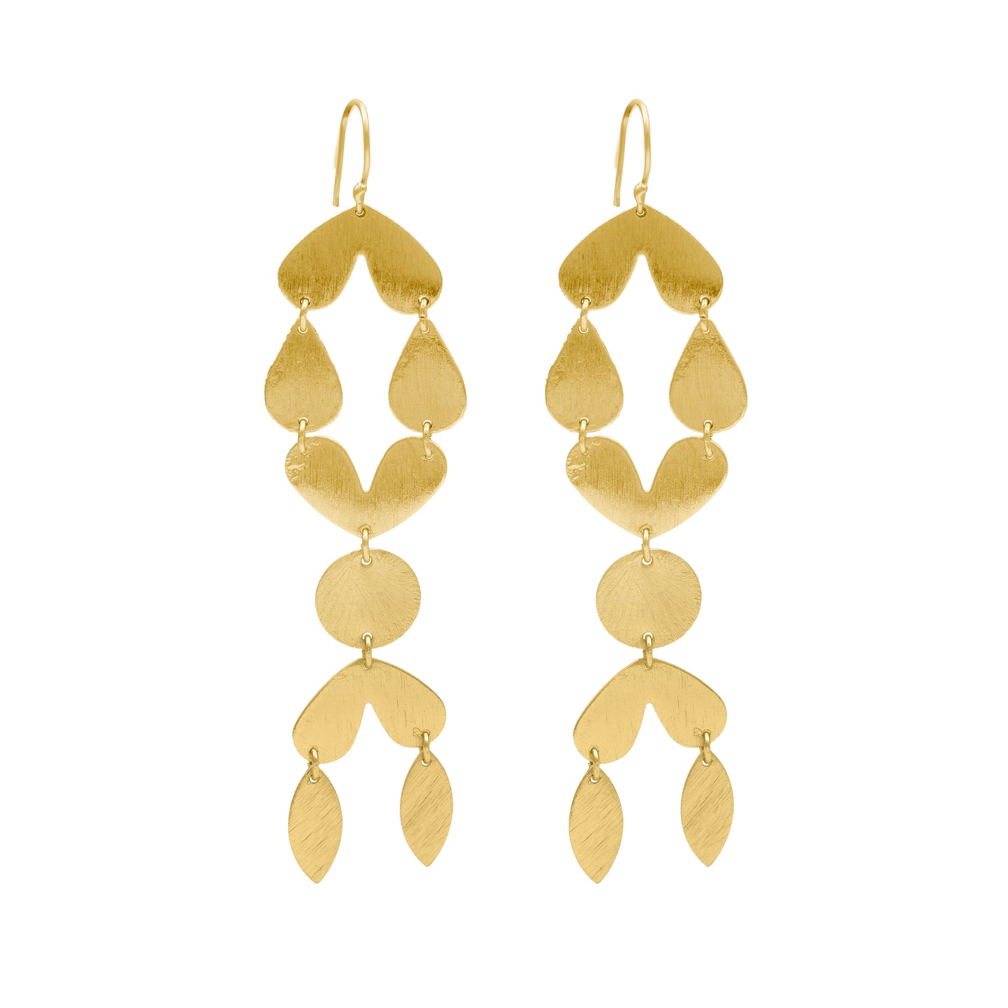 Leafy Symphony Hook Earrings