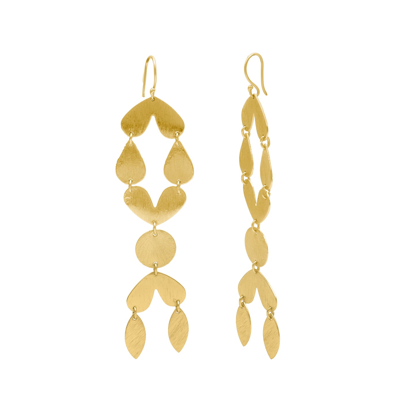 Leafy Symphony Hook Earrings