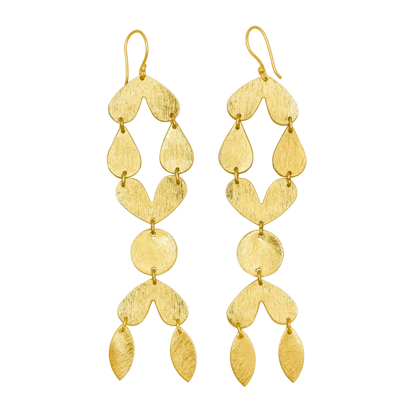 Leafy Symphony Hook Earrings