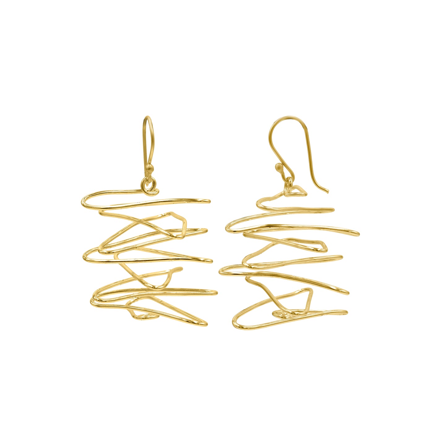 Spiral Splendor Hook Earrings