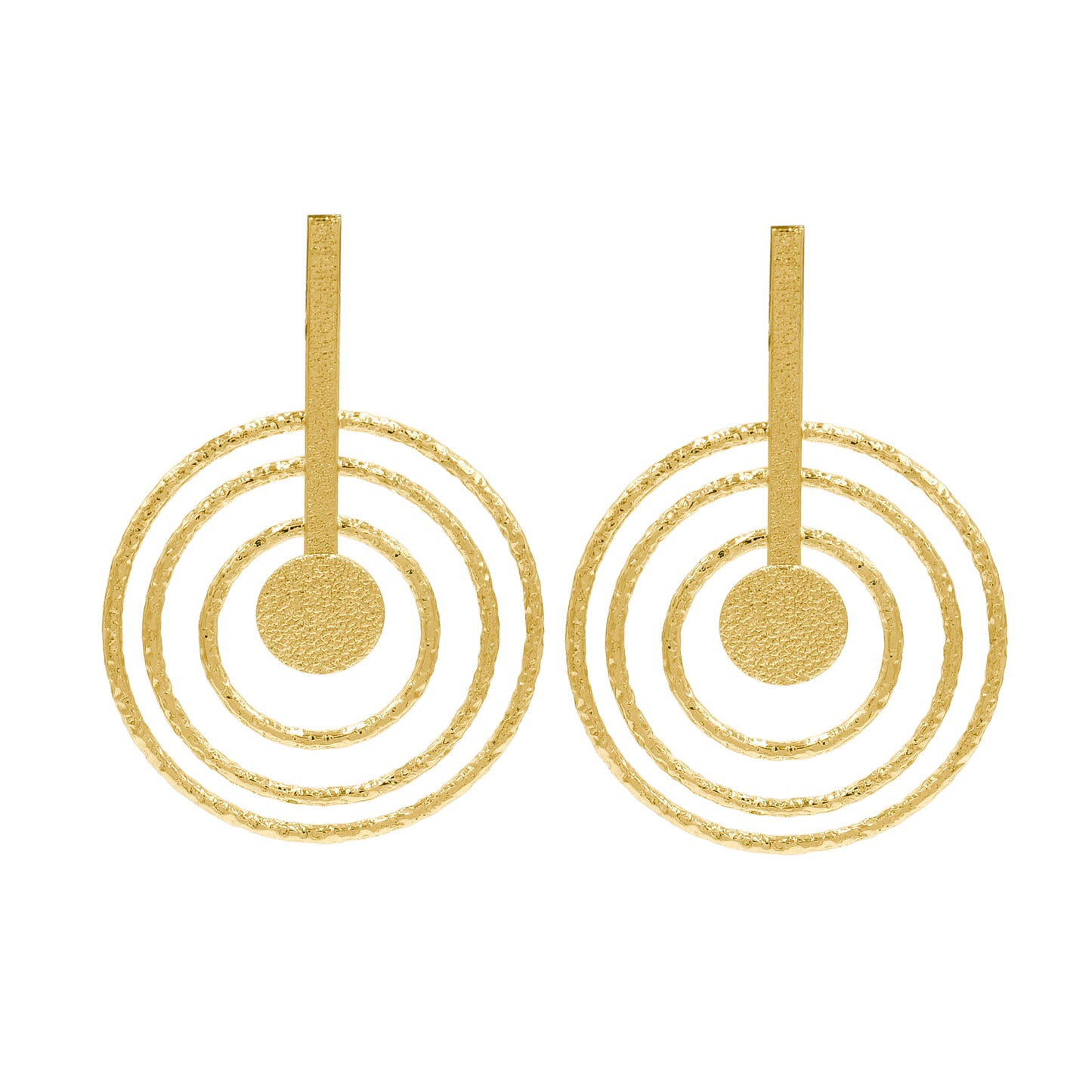 Concentric Love Stud Earrings