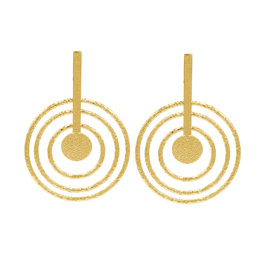 Concentric Love Stud Earrings