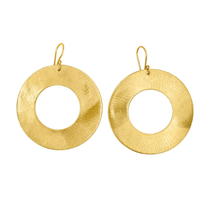 Chunky Ring Hooks Earrings