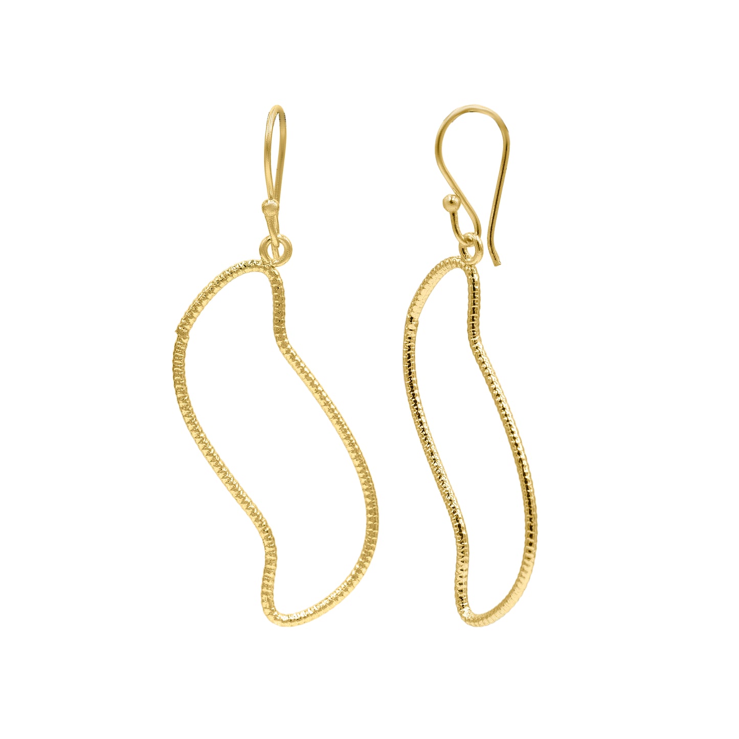 Thread Curves Hook Earrings