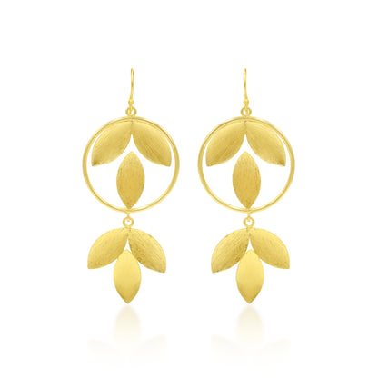 Leafy Affair Hook Earrings