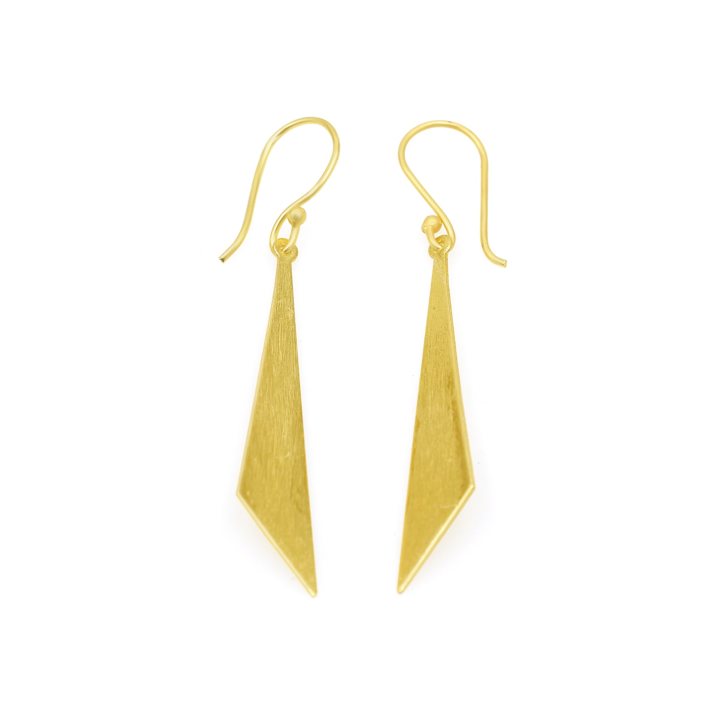 Golden Blade Hook Earrings