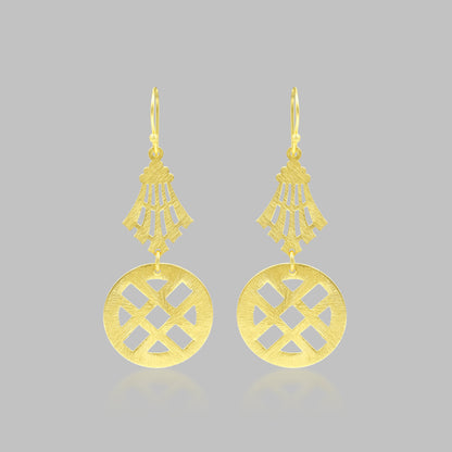 Wreath Of Life Hook Earrings