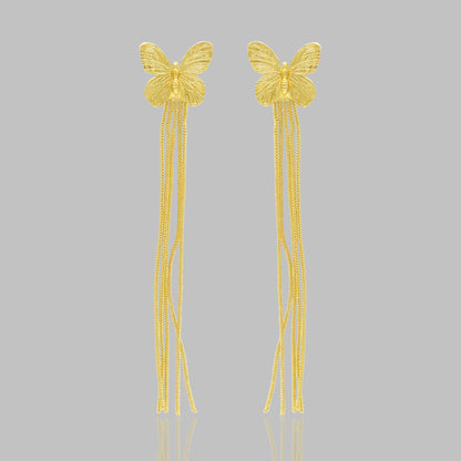 Threads Of Butterfly Stud Earrings