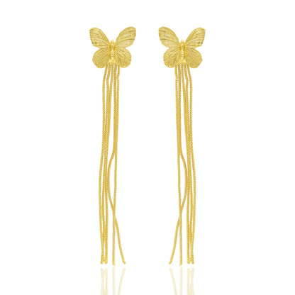 Threads Of Butterfly Stud Earrings
