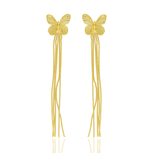 Threads Of Butterfly Stud Earrings