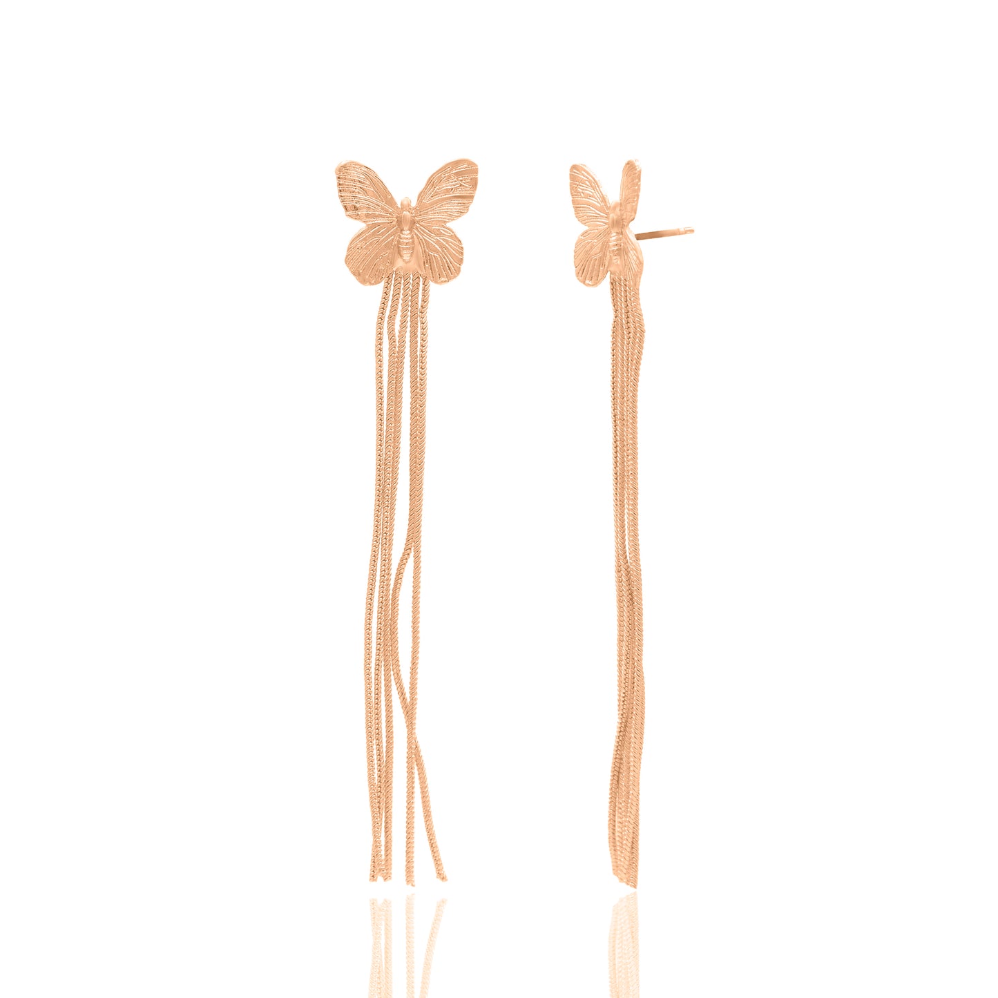 Threads Of Butterfly Stud Earrings