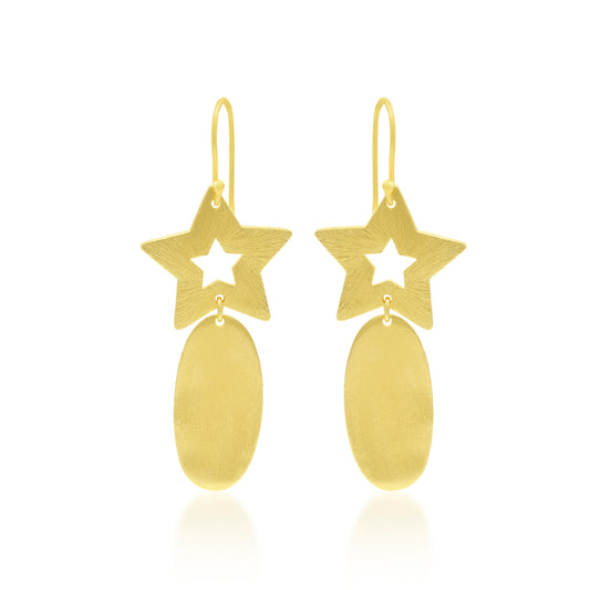 Desiring Star Hook Earrings