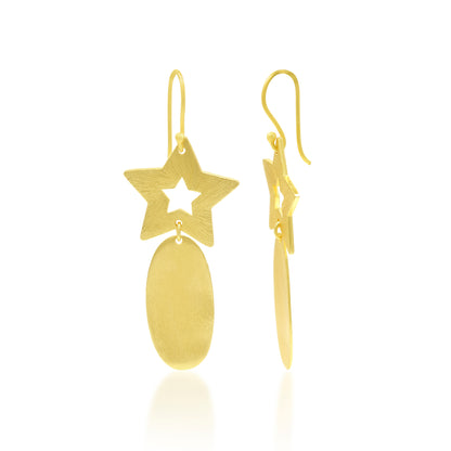Desiring Star Hook Earrings