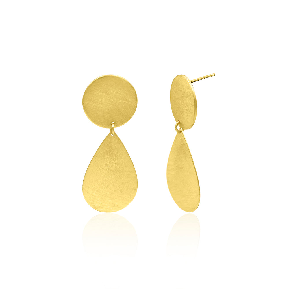 Cascading Drop Stud Earrings