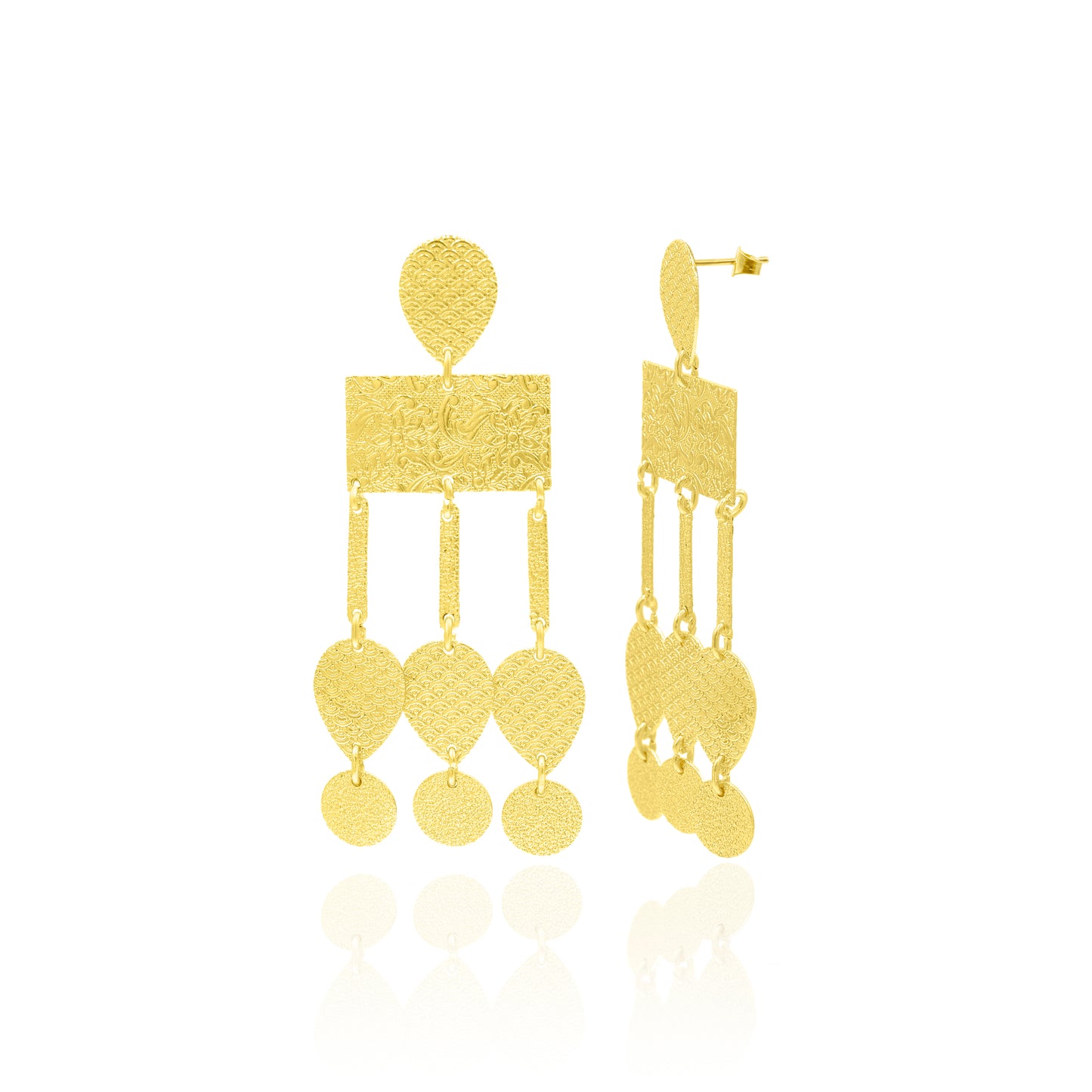 Chunky Jhumkas Stud Earrings