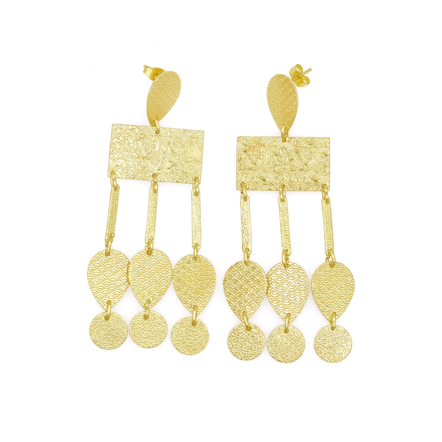 Chunky Jhumkas Stud Earrings