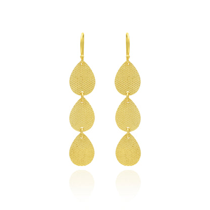 Triplet Drop Hook Earrings