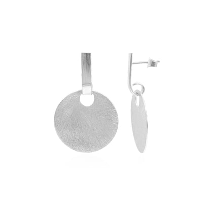 Dainty Disc Stud Earrings