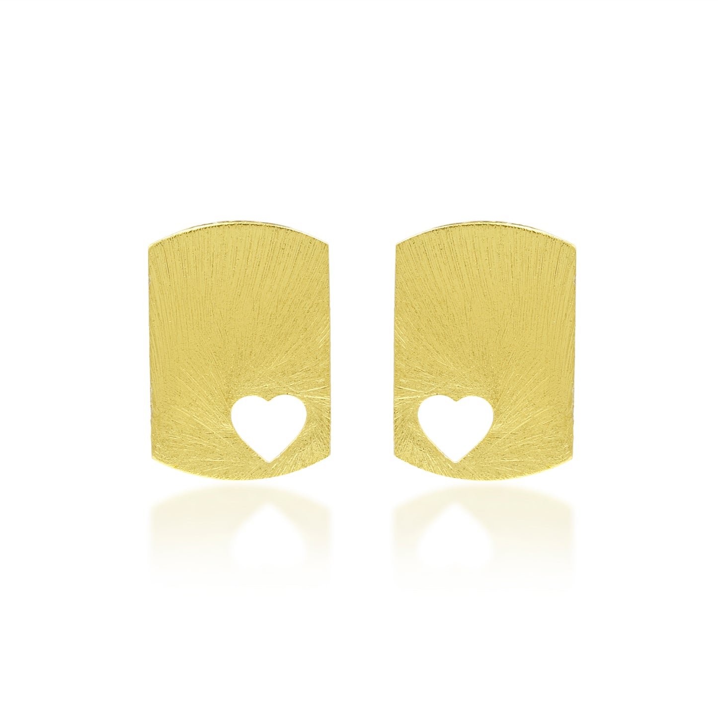 Lock In My Heart Stud Earrings