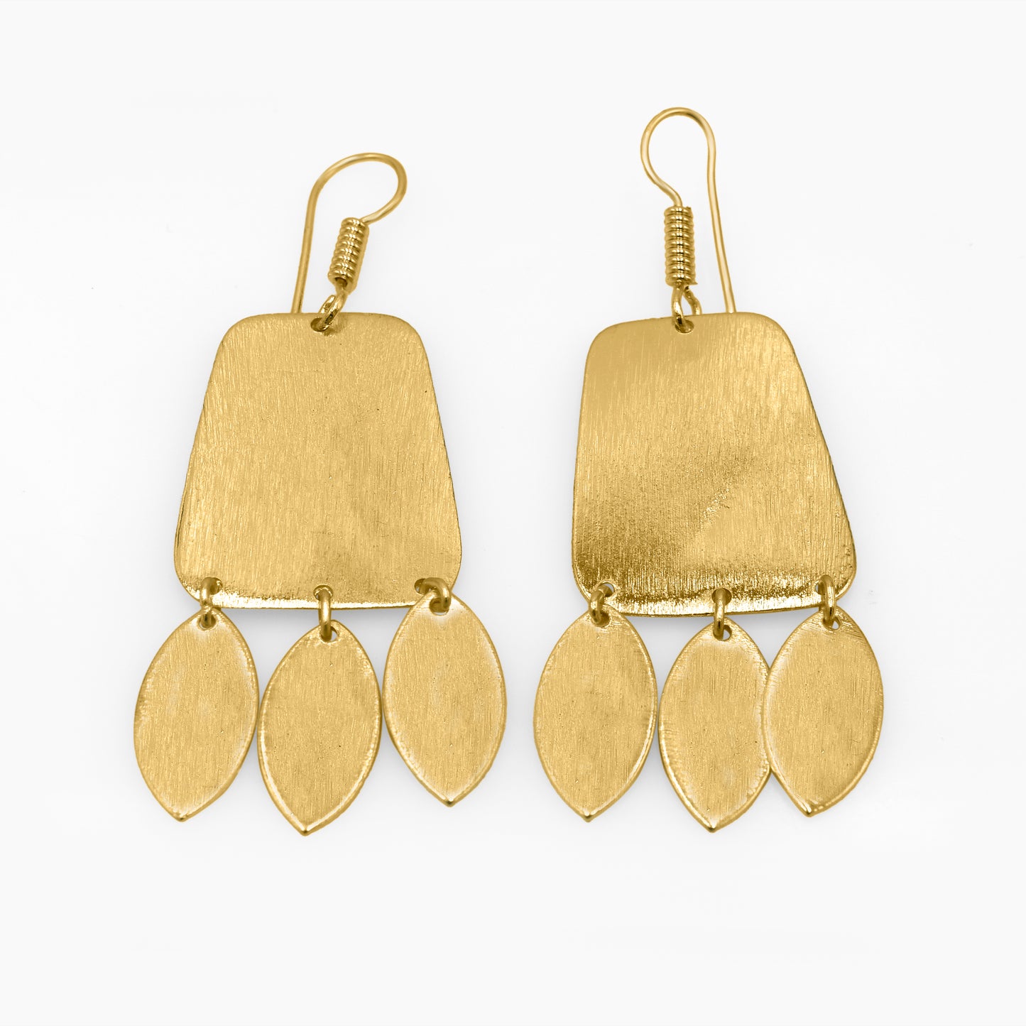 Bar Drops Hook Earrings