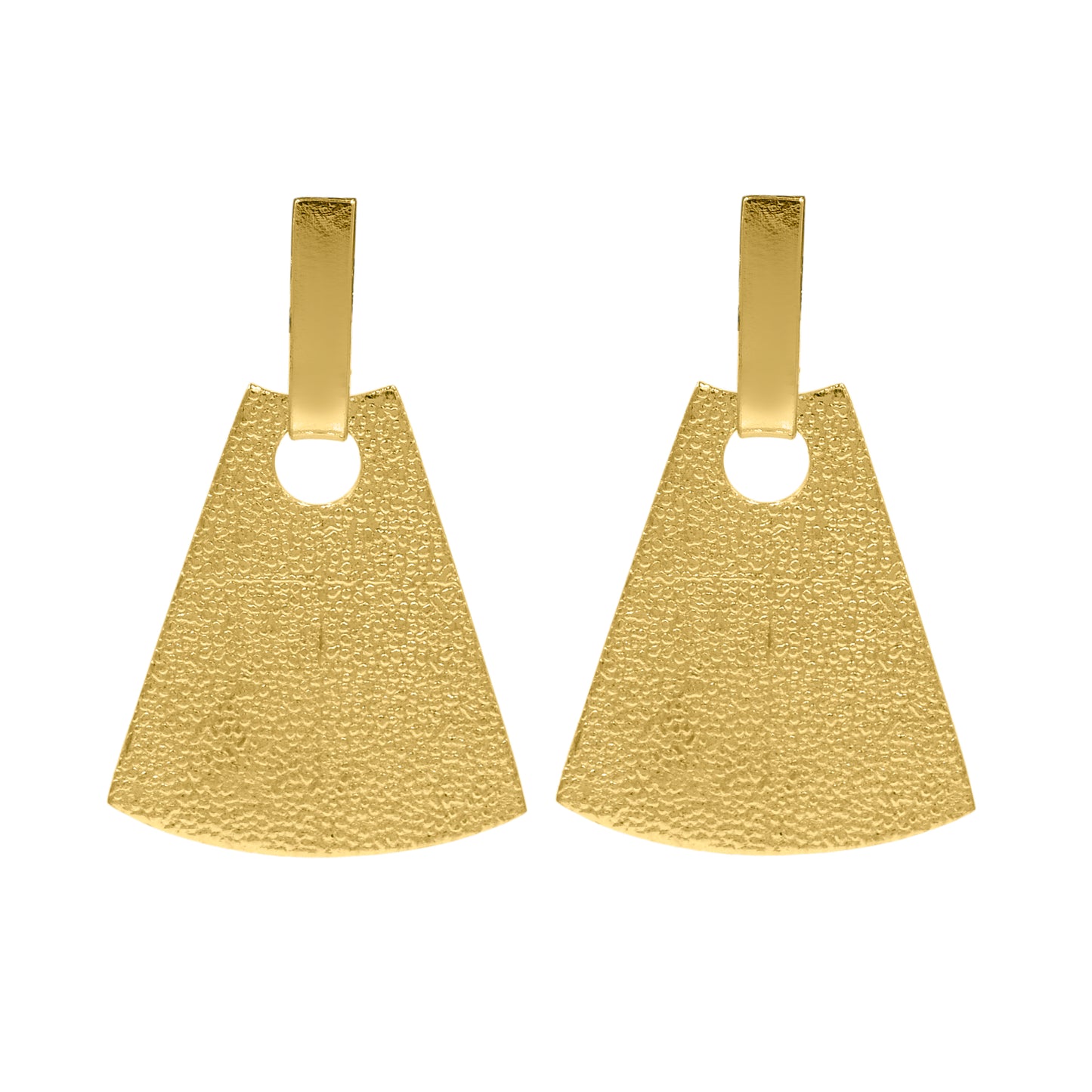 Brushed Cone Stud Earrings