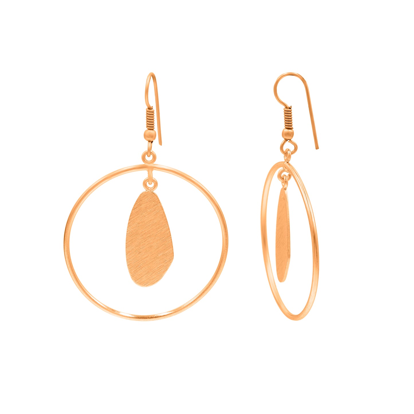 Bell In A Ring Hook Earrings