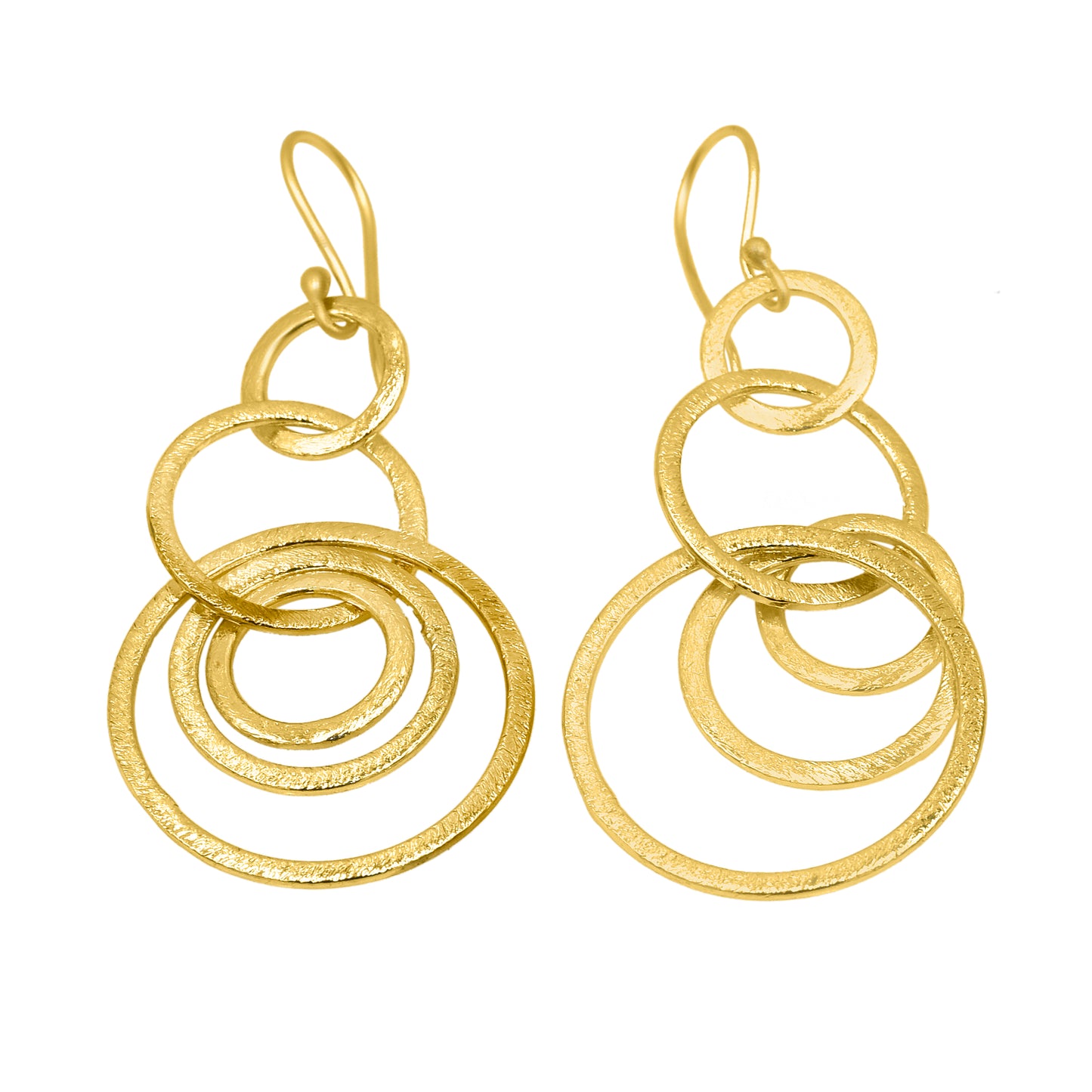 Circular Drama Hook Earrings