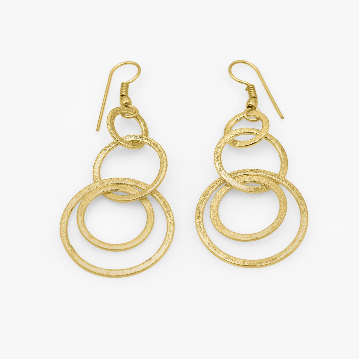 Circular Drama Hook Earrings