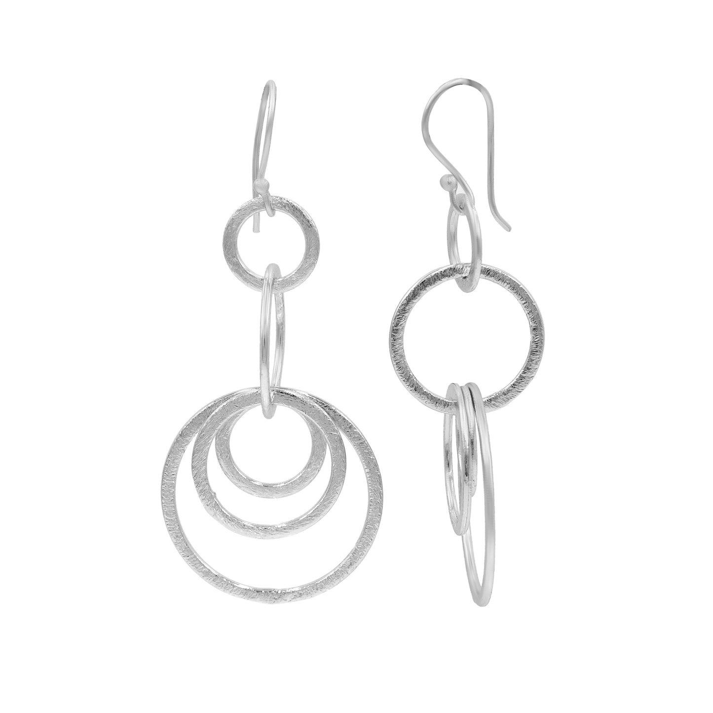 Circular Drama Hook Earrings