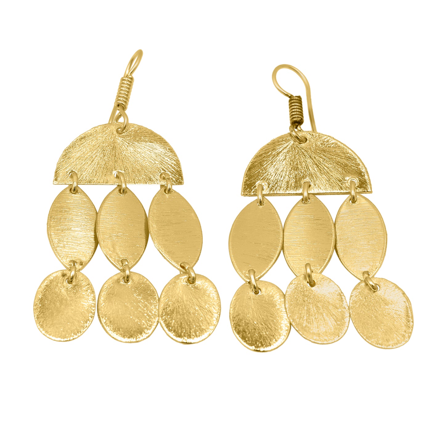 Golden Fall Hook Earrings