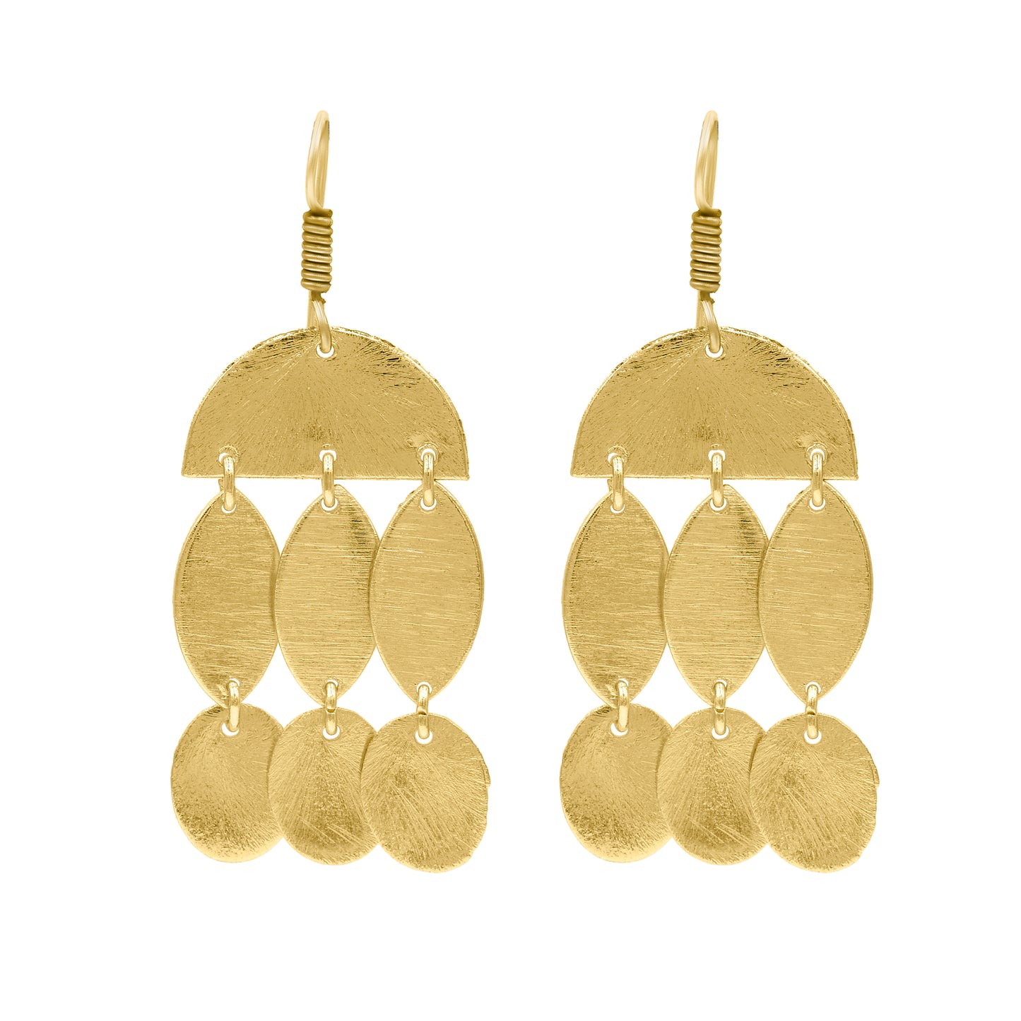 Golden Fall Hook Earrings