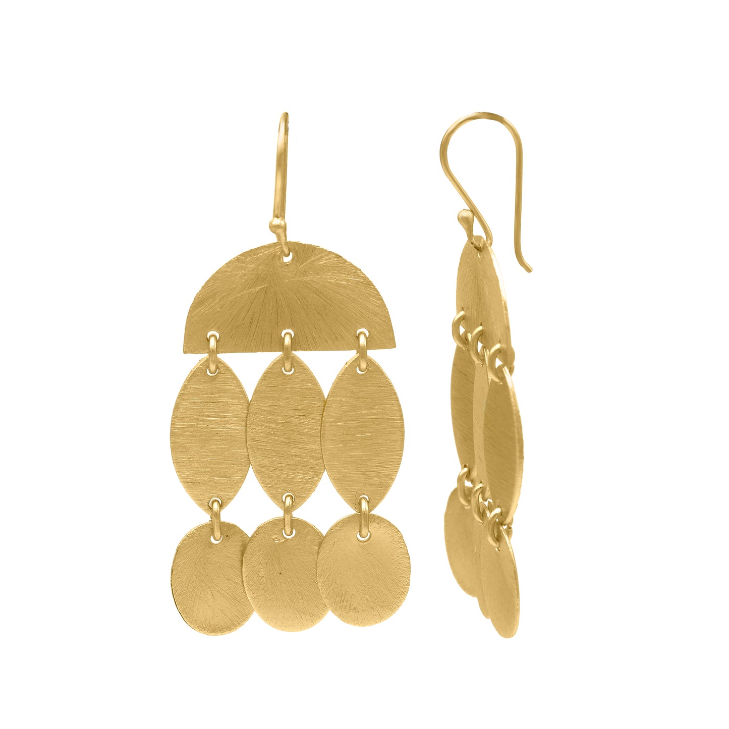 Golden Fall Hook Earrings