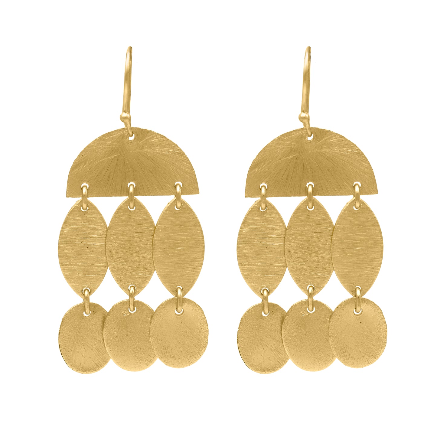 Golden Fall Hook Earrings