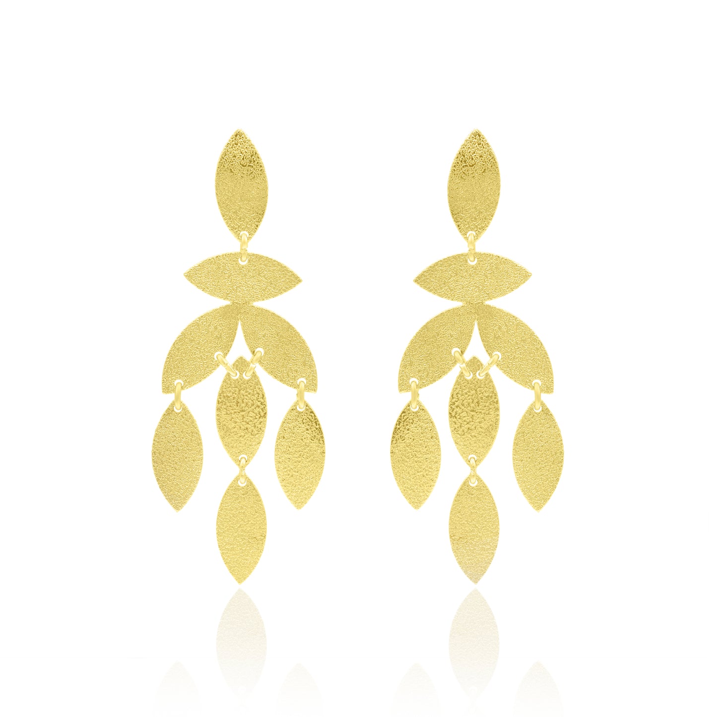 Leafy Drama Stud Earrings