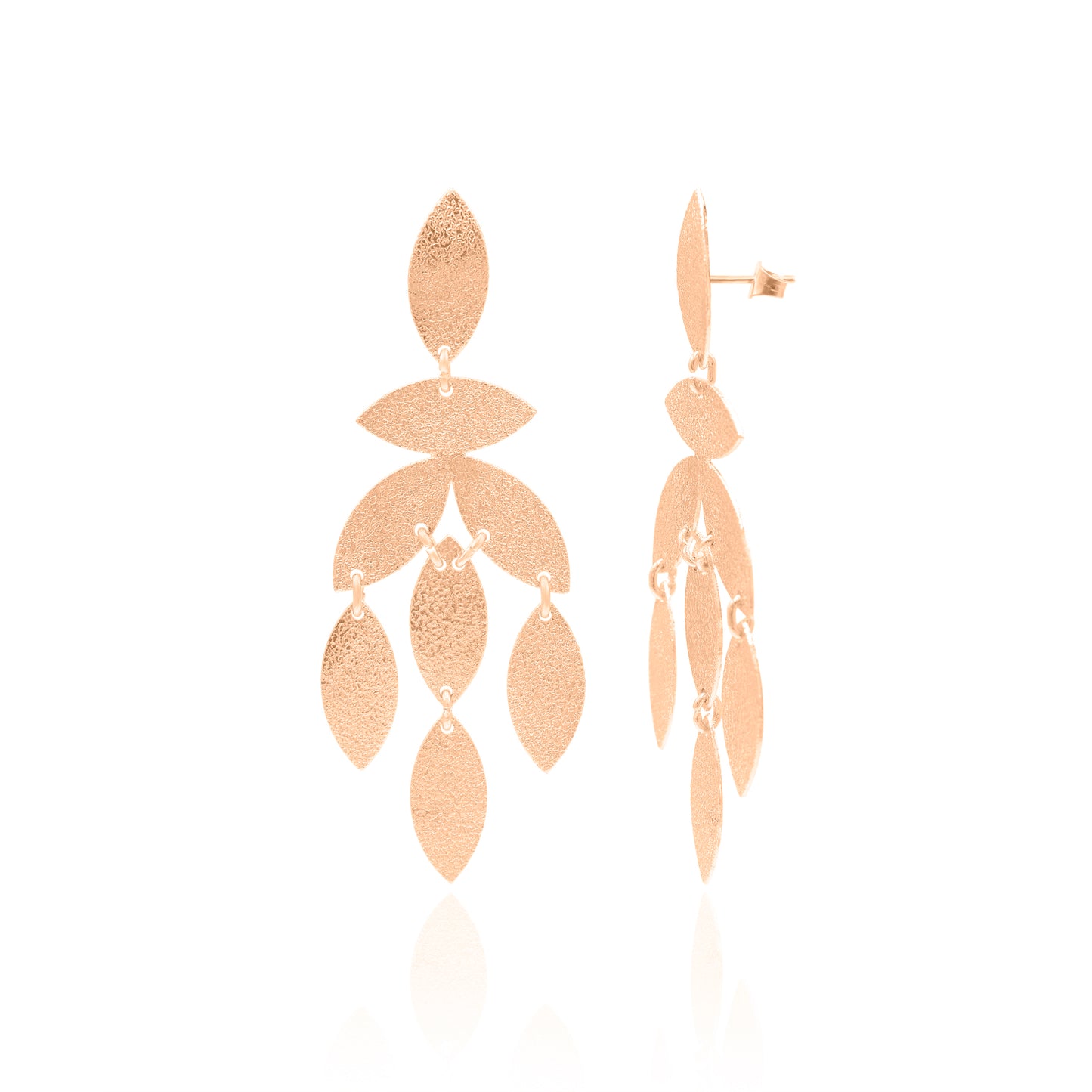 Leafy Drama Stud Earrings