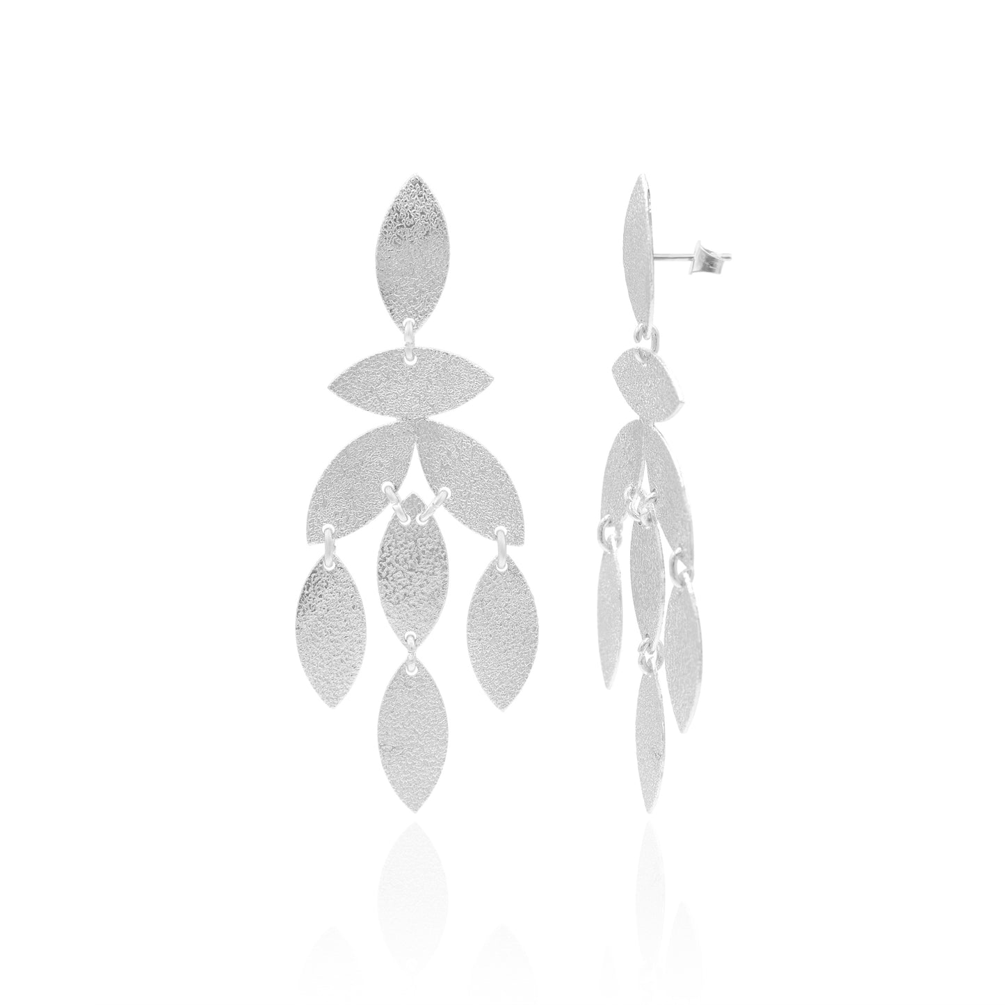 Leafy Drama Stud Earrings