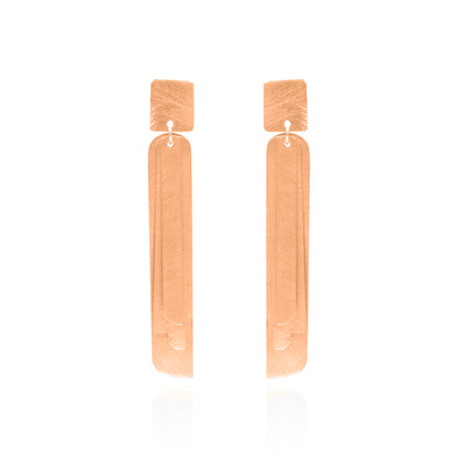 Overlapping Flaps Stud Earrings