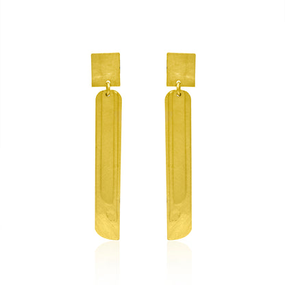 Overlapping Flaps Stud Earrings