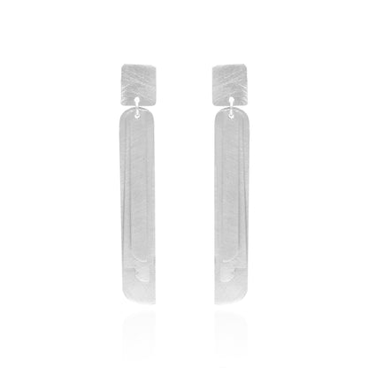 Overlapping Flaps Stud Earrings