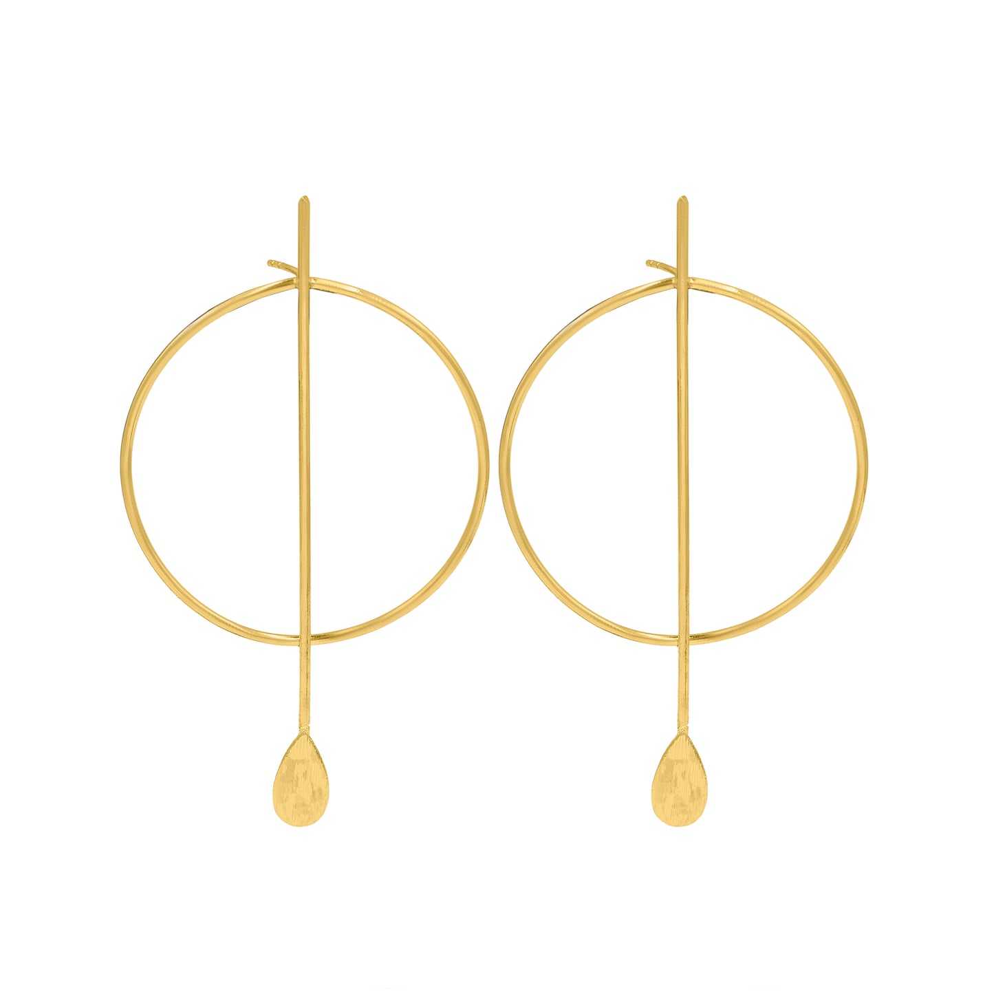 Circular Chimes Stud Earrings